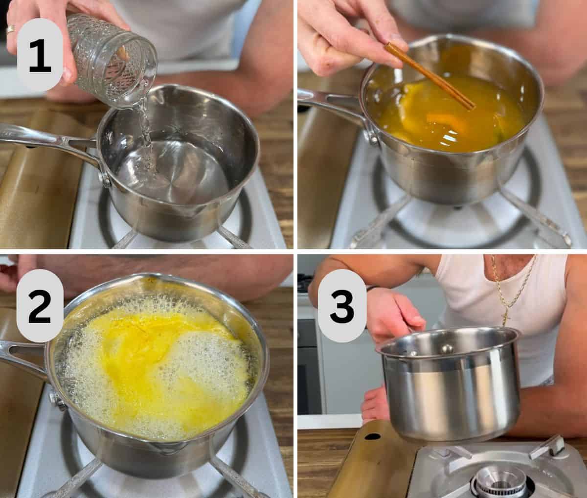 steps to make the syrup