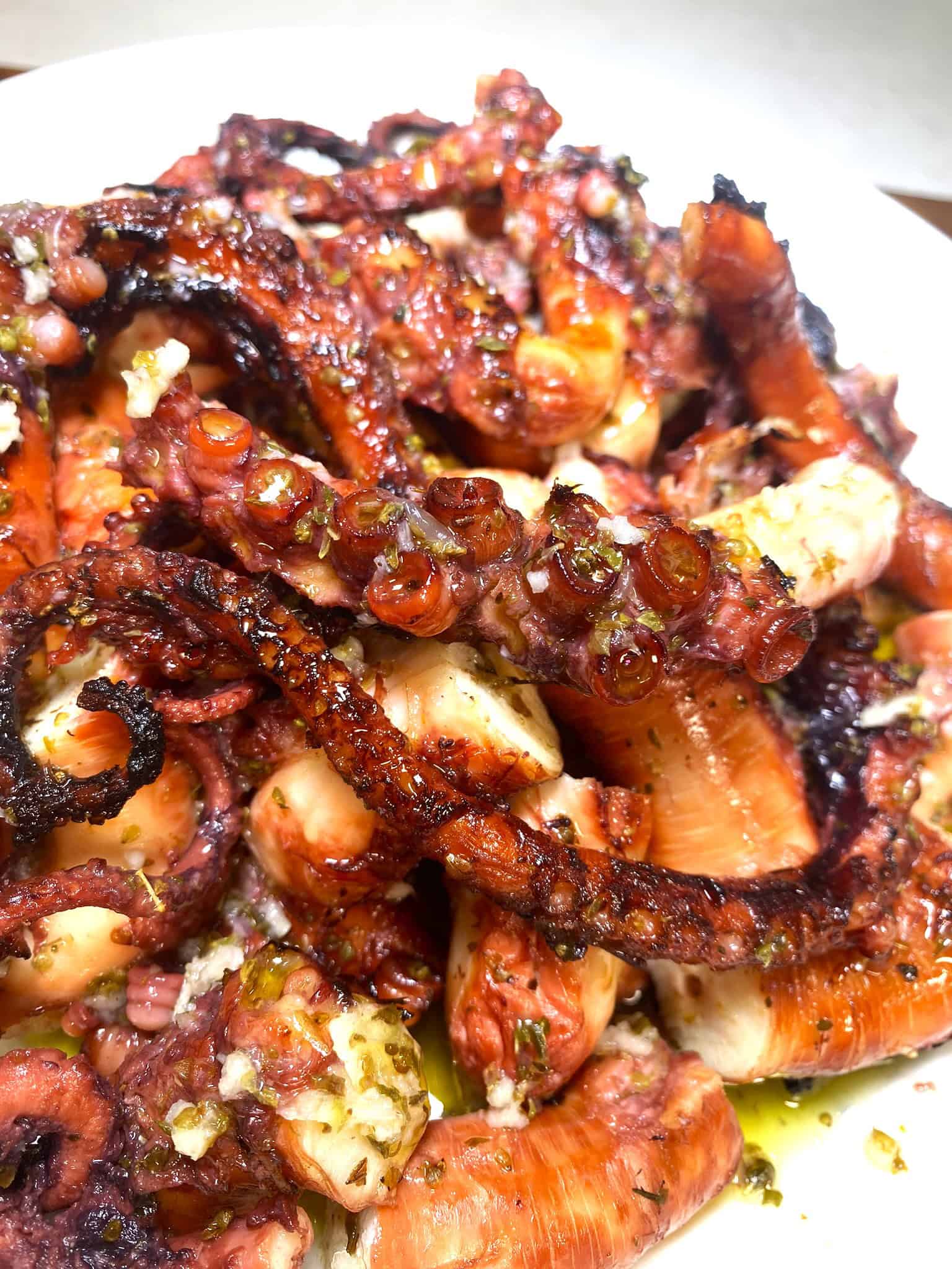 Greek Style Chargrilled Octopus Recipe (Xtapodi)-image