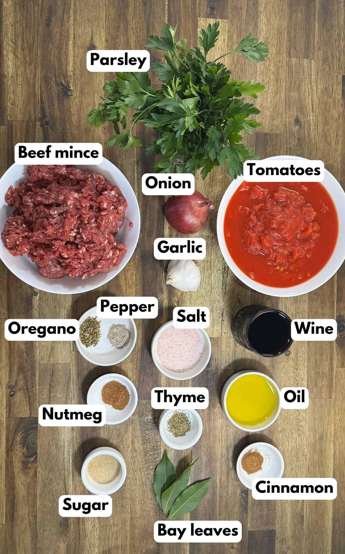 pastitsio meat sauce ingredients
