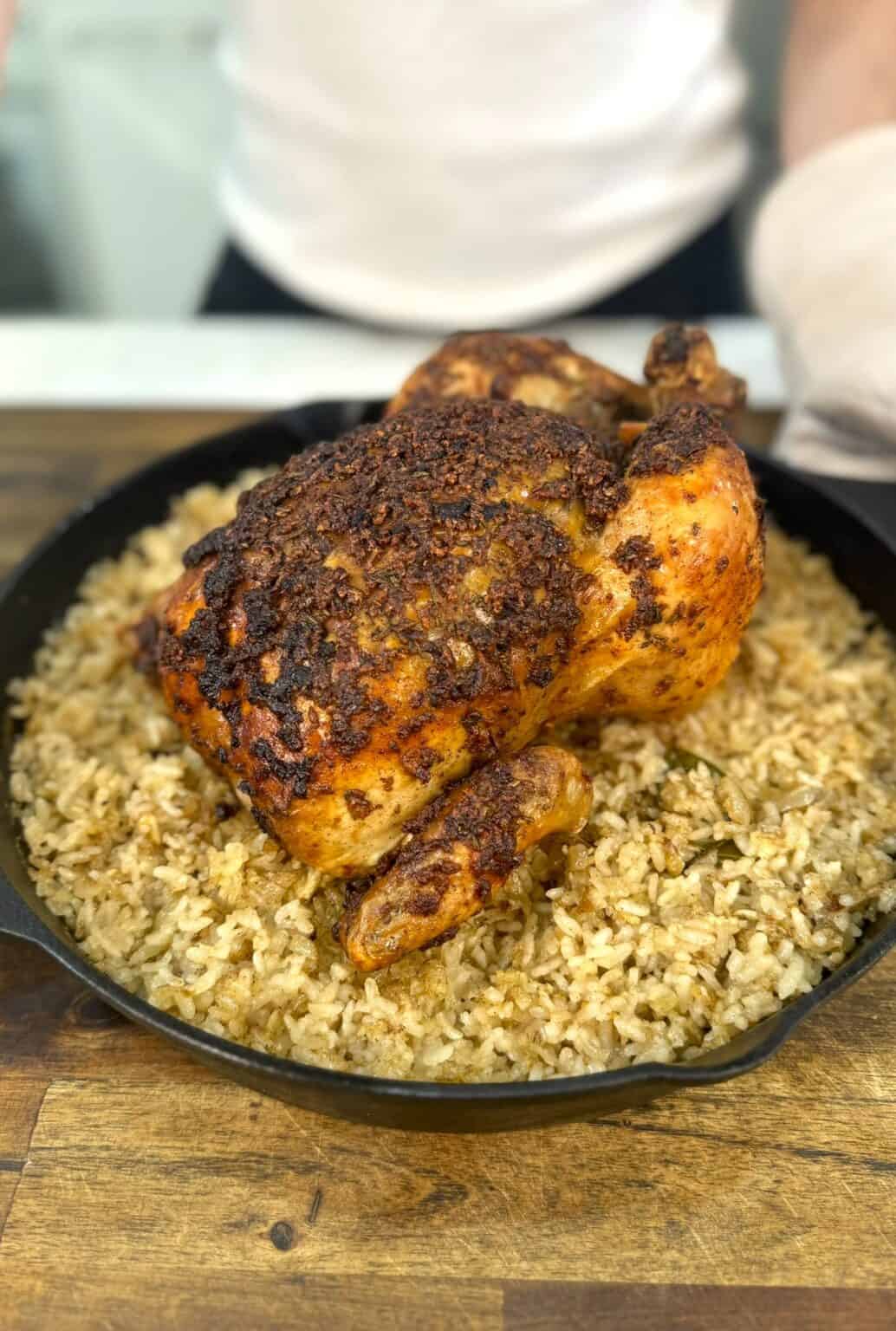 Whole Roast Chicken and Pilafi Rice Recipe Nikolopaa