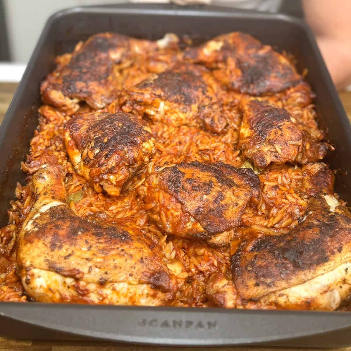 Greek Orzo Chicken Youvetsi Recipe (With One Pot) Nikolopaa