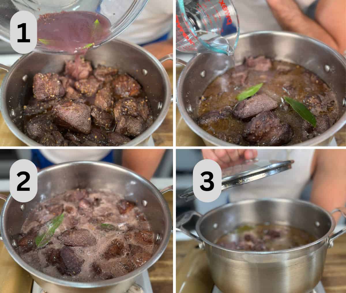 steps to cook and finish