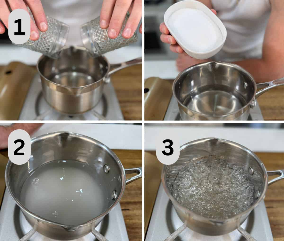 steps to make the syrup
