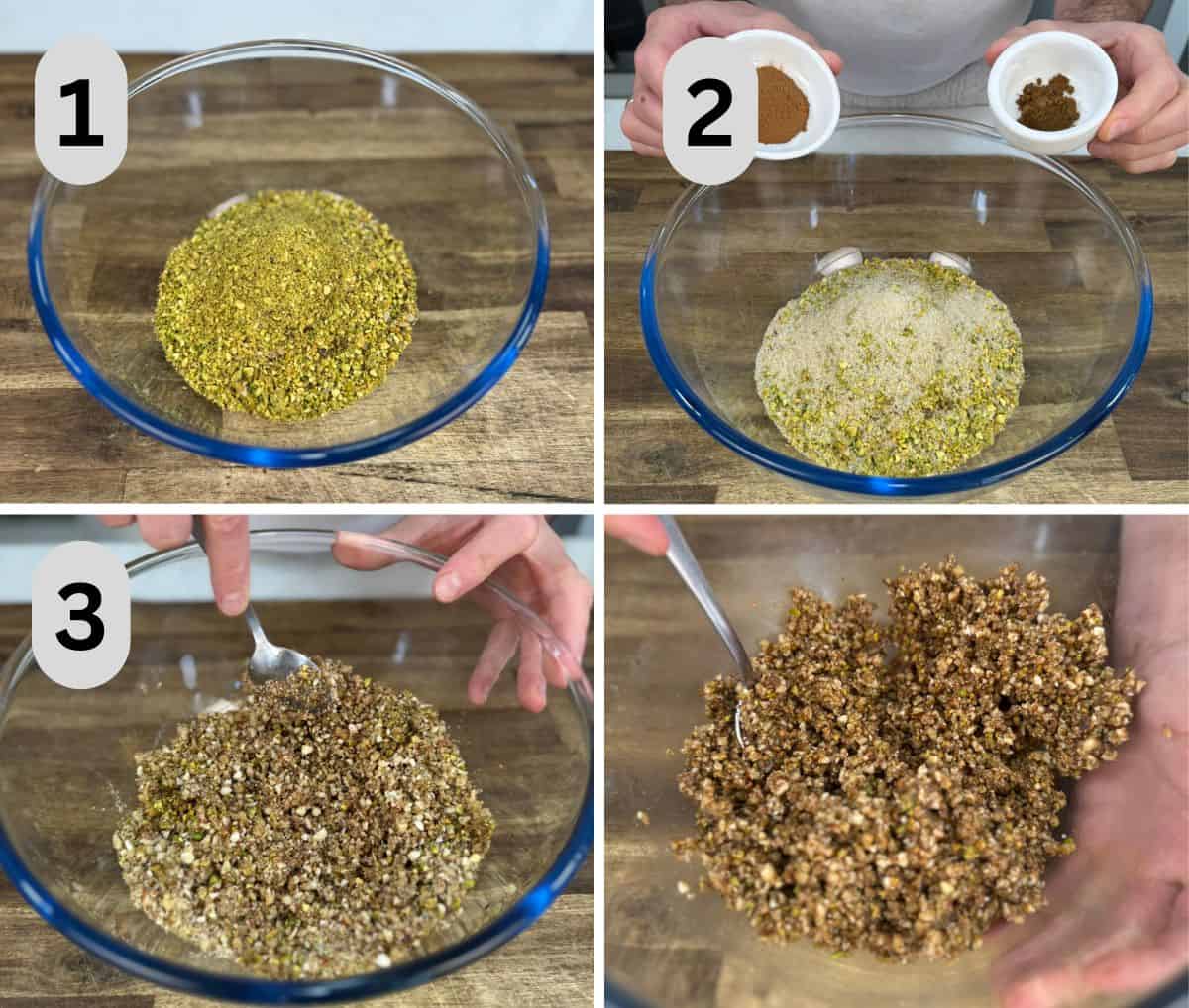 steps to make the nut mixture