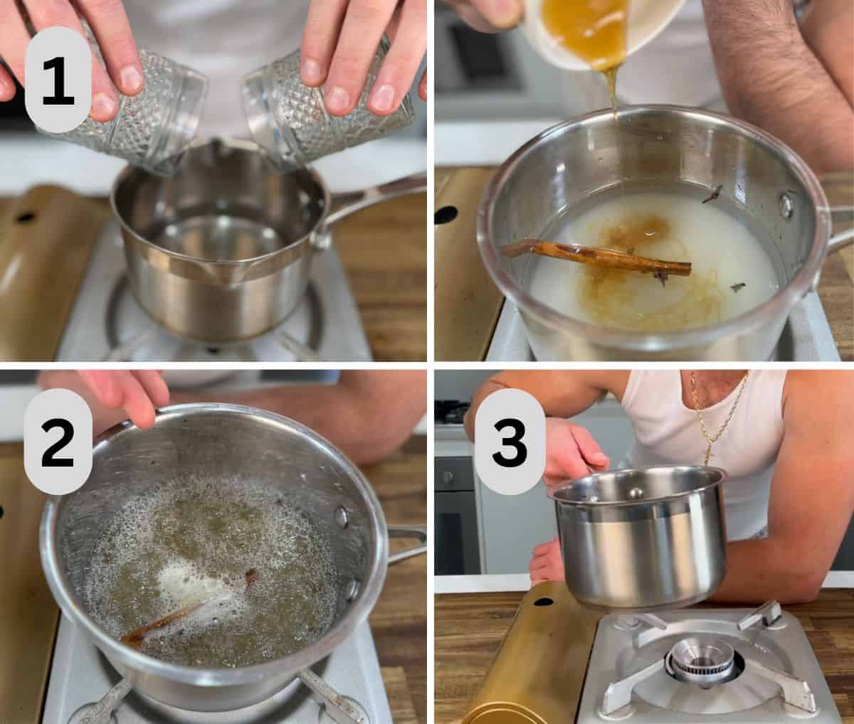 steps to make the syrup