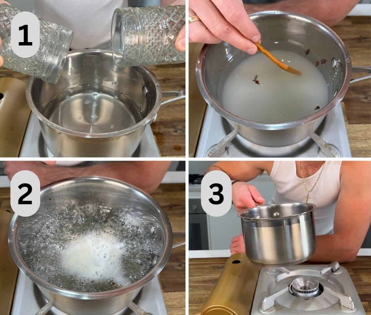 steps to make the syrup