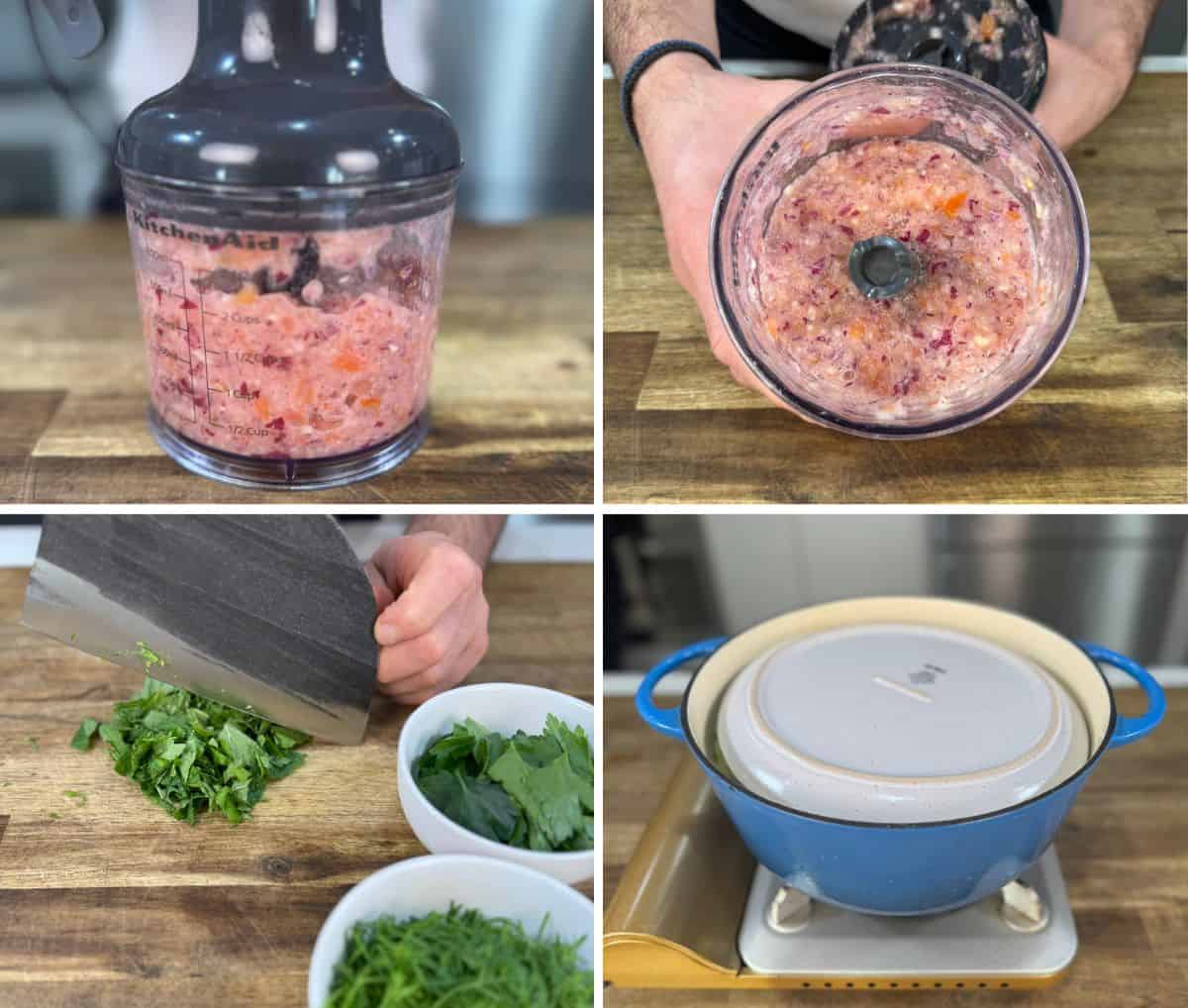 preparation steps for lahanodolmades