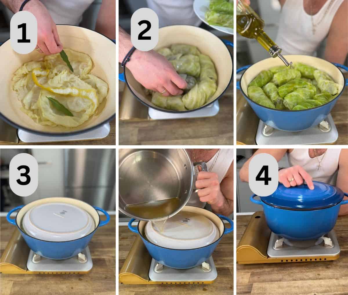 steps to cook the rolls